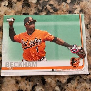 Topps 2019 opening day baseball card